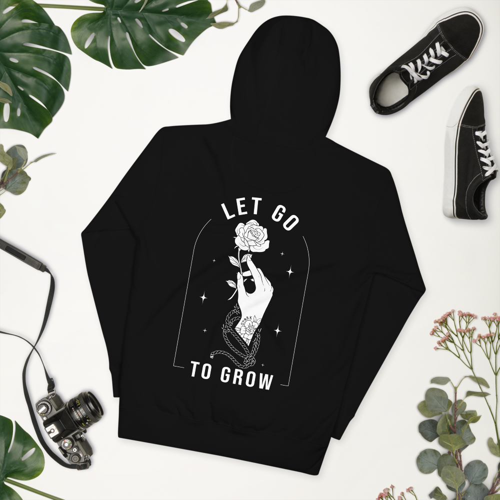 STARK Let Go To Grow @}----- Bold Print Unisex Hoodie