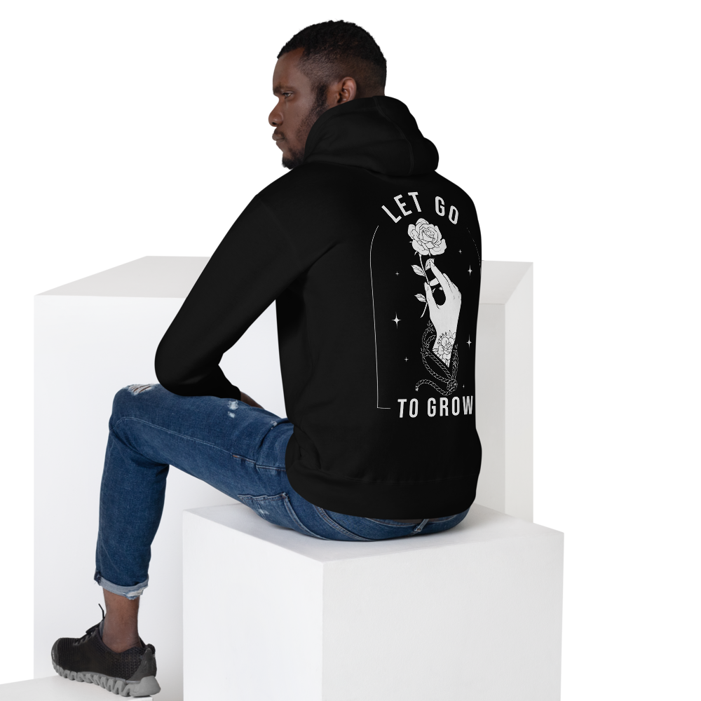STARK Let Go To Grow @}----- Bold Print Unisex Hoodie