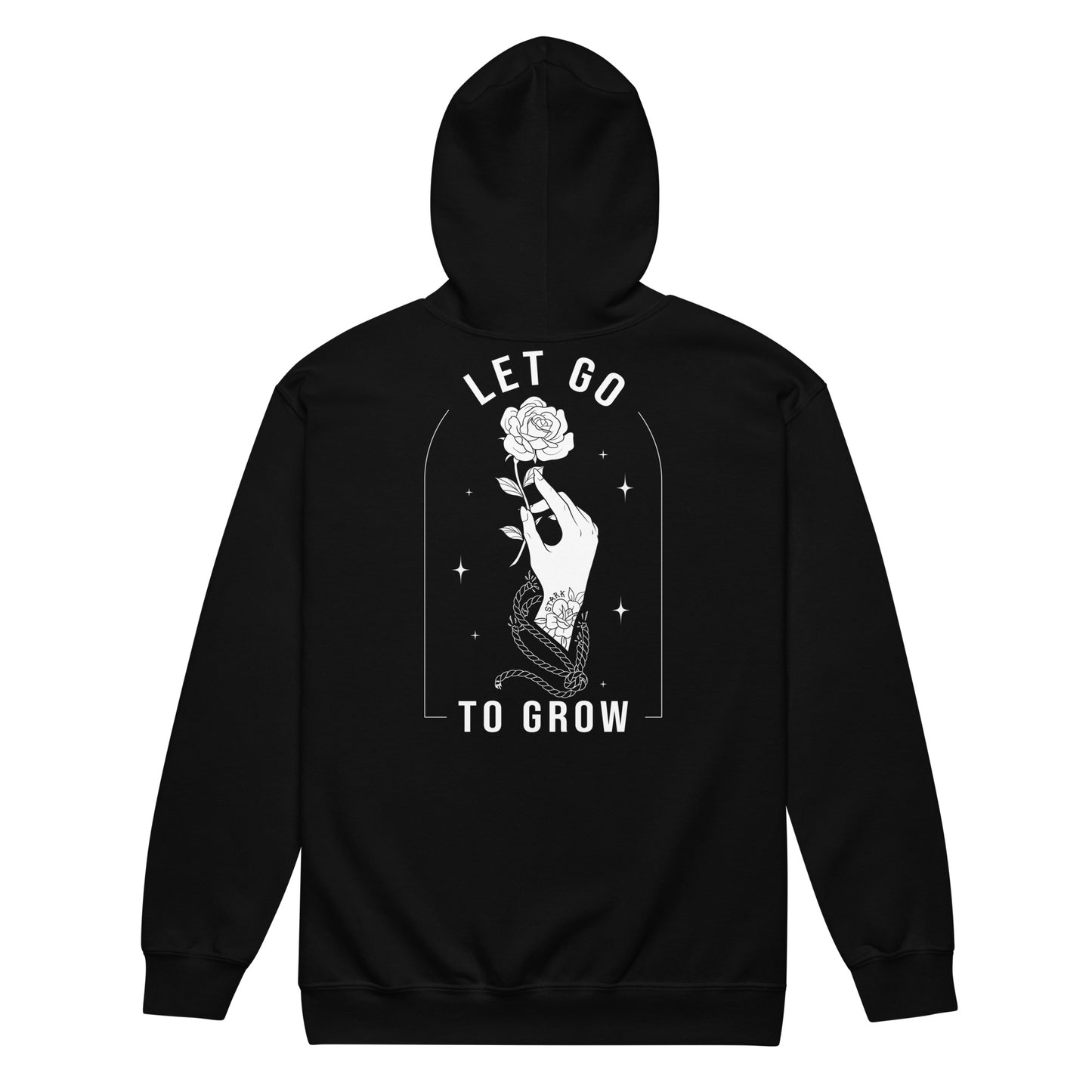 STARK Let Go To Grow @}----- ZIP Hoodie - Unisex heavy blend