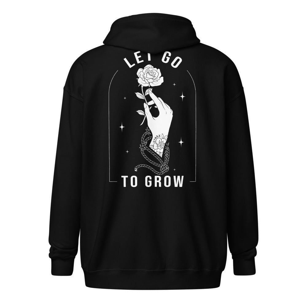 STARK Let Go To Grow @}----- ZIP Hoodie - Unisex heavy blend