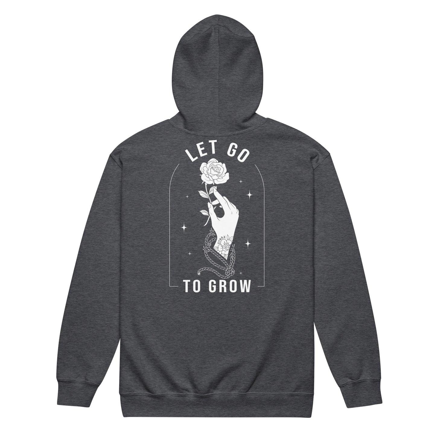 STARK Let Go To Grow @}----- ZIP Hoodie - Unisex heavy blend